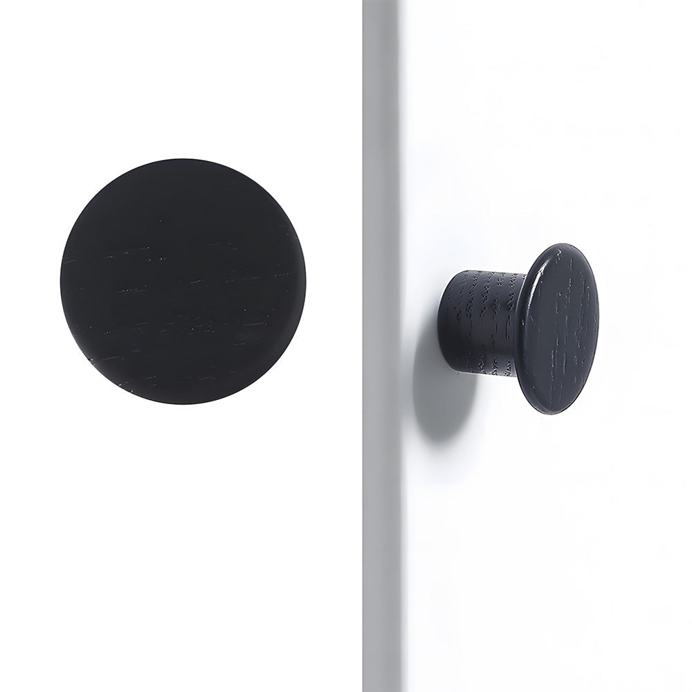 Modern L-Shaped Solid Wood Cabinet Pulls