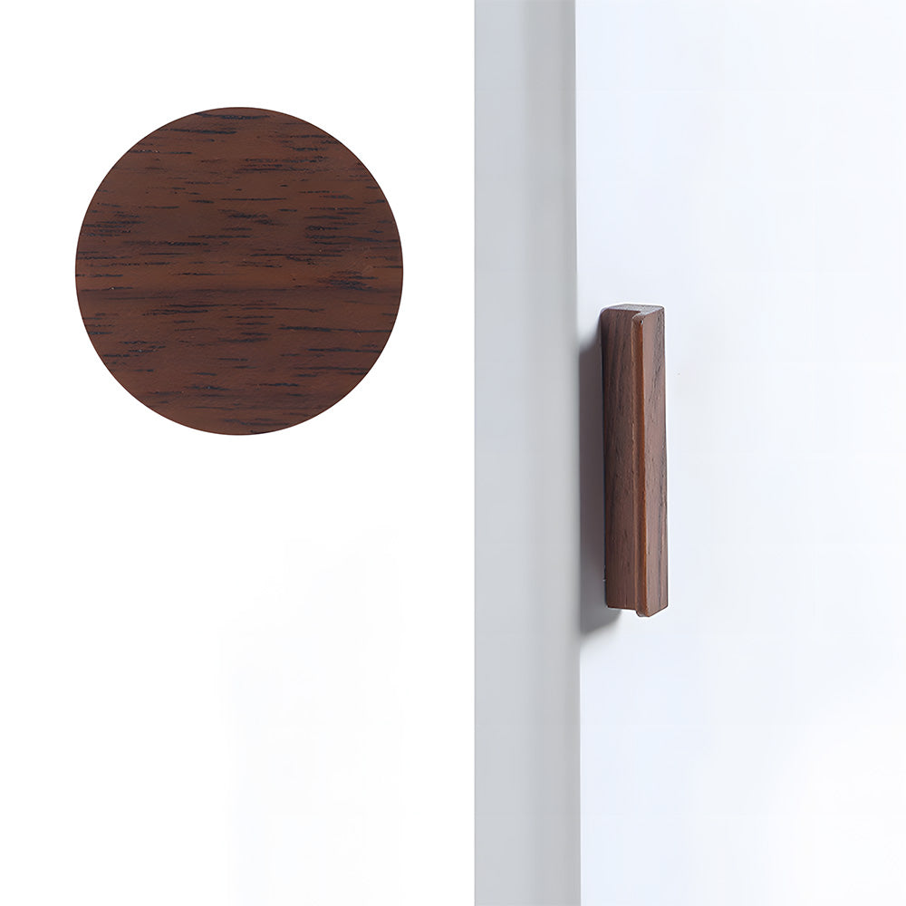 Modern L-Shaped Solid Wood Cabinet Pulls