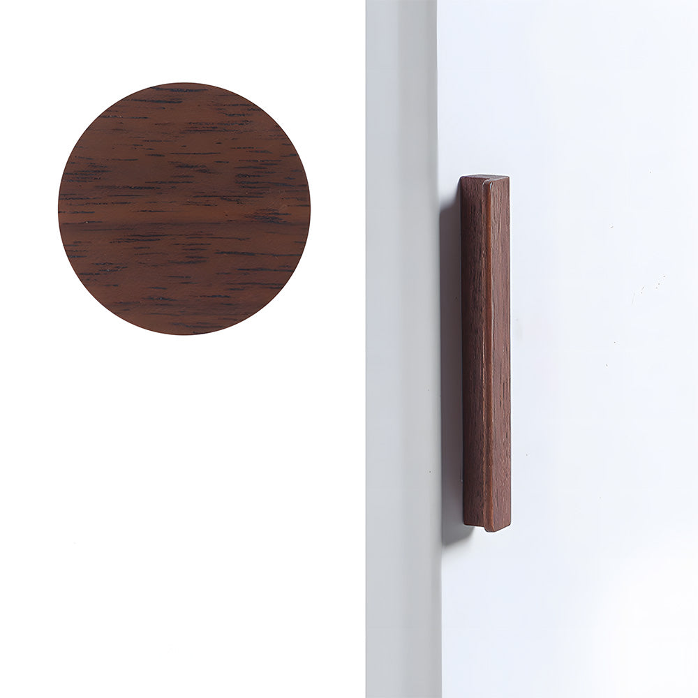 Modern L-Shaped Solid Wood Cabinet Pulls