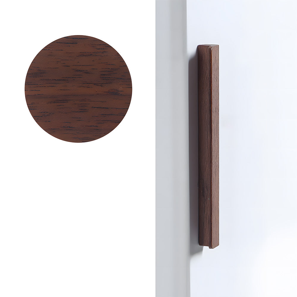 Modern L-Shaped Solid Wood Cabinet Pulls