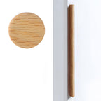 Modern L-Shaped Solid Wood Cabinet Pulls