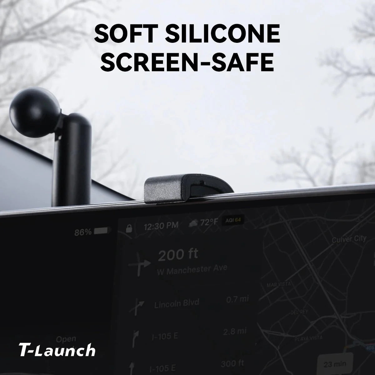 Modular Screen Back Multi‑Device Expansion Mount for Tesla Model 3/Y/S/X/Cybertruck