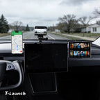 Modular Screen Back Multi‑Device Expansion Mount for Tesla Model 3/Y/S/X/Cybertruck