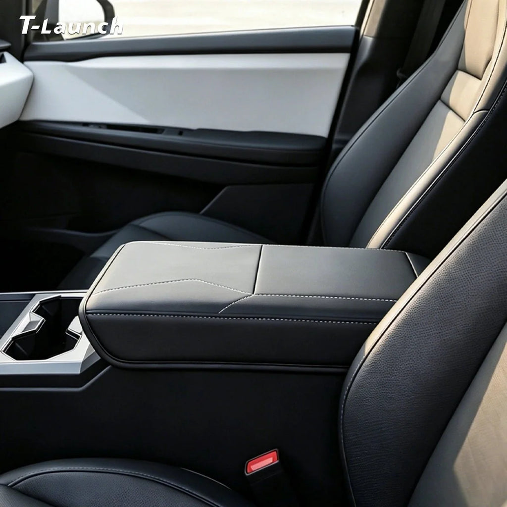 Nappa Leather Center Console Armrest Cover for Tesla Cybertruck 2024+