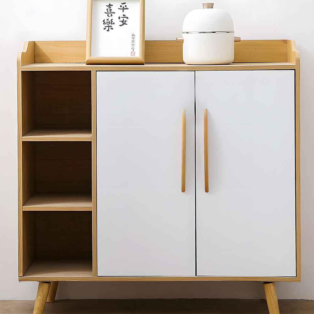 Warm Natural Wood Cabinet and Drawer Pulls