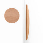 Warm Natural Wood Cabinet and Drawer Pulls