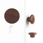 Warm Natural Wood Cabinet and Drawer Pulls