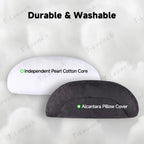 Alcantara Neck & Lumbar Support Pillow for Tesla Model 3/Y/X/S/Cybertruck