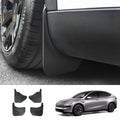 No-Drill Front & Rear Fender Mud Flaps for 2026 Tesla Model Y L