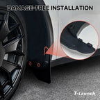 No-Drill Front & Rear Fender Mud Flaps for 2026 Tesla Model Y L