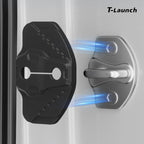 Magnetic Silicone Noise Reduction Door Latch Cover for Tesla Model 3/Y/Y L