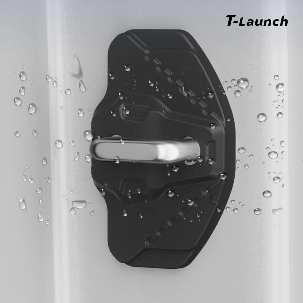 Magnetic Silicone Noise Reduction Door Latch Cover for Tesla Model 3/Y/Y L