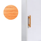 Scandinavian Round Wood Cabinet and Drawer Pulls