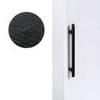 Scandinavian Round Wood Cabinet and Drawer Pulls
