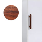 Scandinavian Round Wood Cabinet and Drawer Pulls
