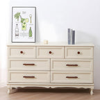 Scandinavian Round Wood Cabinet and Drawer Pulls