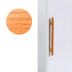 Scandinavian Round Wood Cabinet and Drawer Pulls
