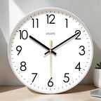 Nordic Minimalist Wall Clock with Silent Quartz Movement | Stylish Timepiece for Modern Interiors