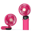 1Portable Mini Fan with USB Charging and Digital Display Miroken