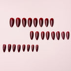 1Artificial nails with shiny stiletto design Miroken