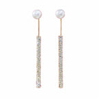1Elegant and Sparkling Stud Earrings Miroken