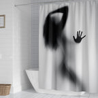 1Artistic Silhouette Shower Curtain Miroken