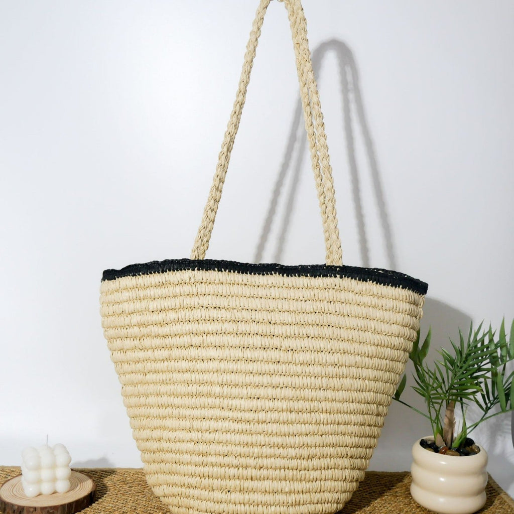 1Large Braided Shopping Bag Miroken