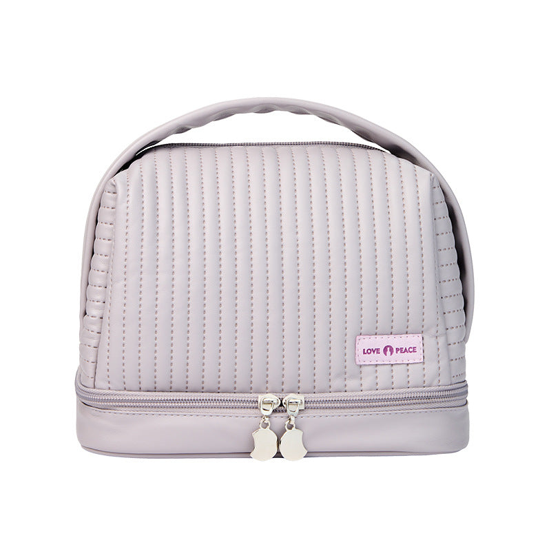 1Elegant Quilted Makeup Case Miroken