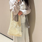 1Handcrafted mesh tote bag Miroken