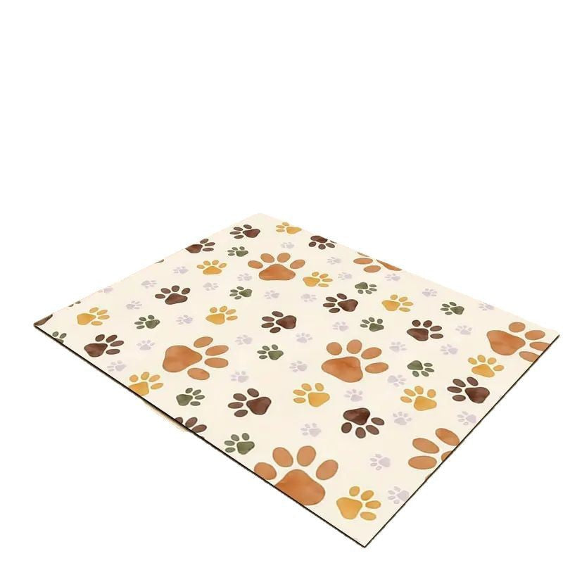 1Extra large waterproof silicone pet feeding mat with non-slip backing Miroken