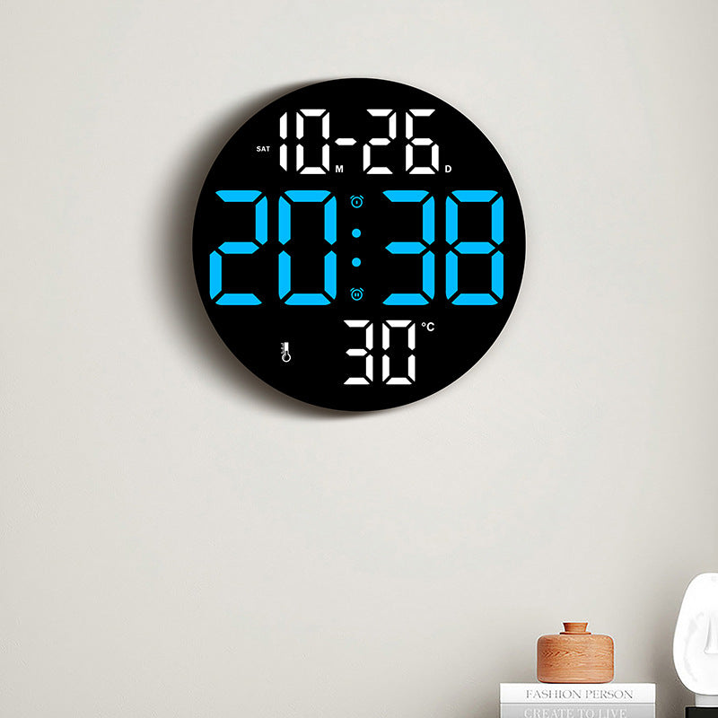 1Digital wall clock with temperature and hygrometer function Miroken