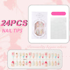 1Creative Glitter Nail Tips Set Miroken