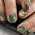 1Artistic Botanical Nail Art Design Miroken