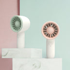 1Unisex compact rechargeable handheld fan with quiet turbine fan Miroken