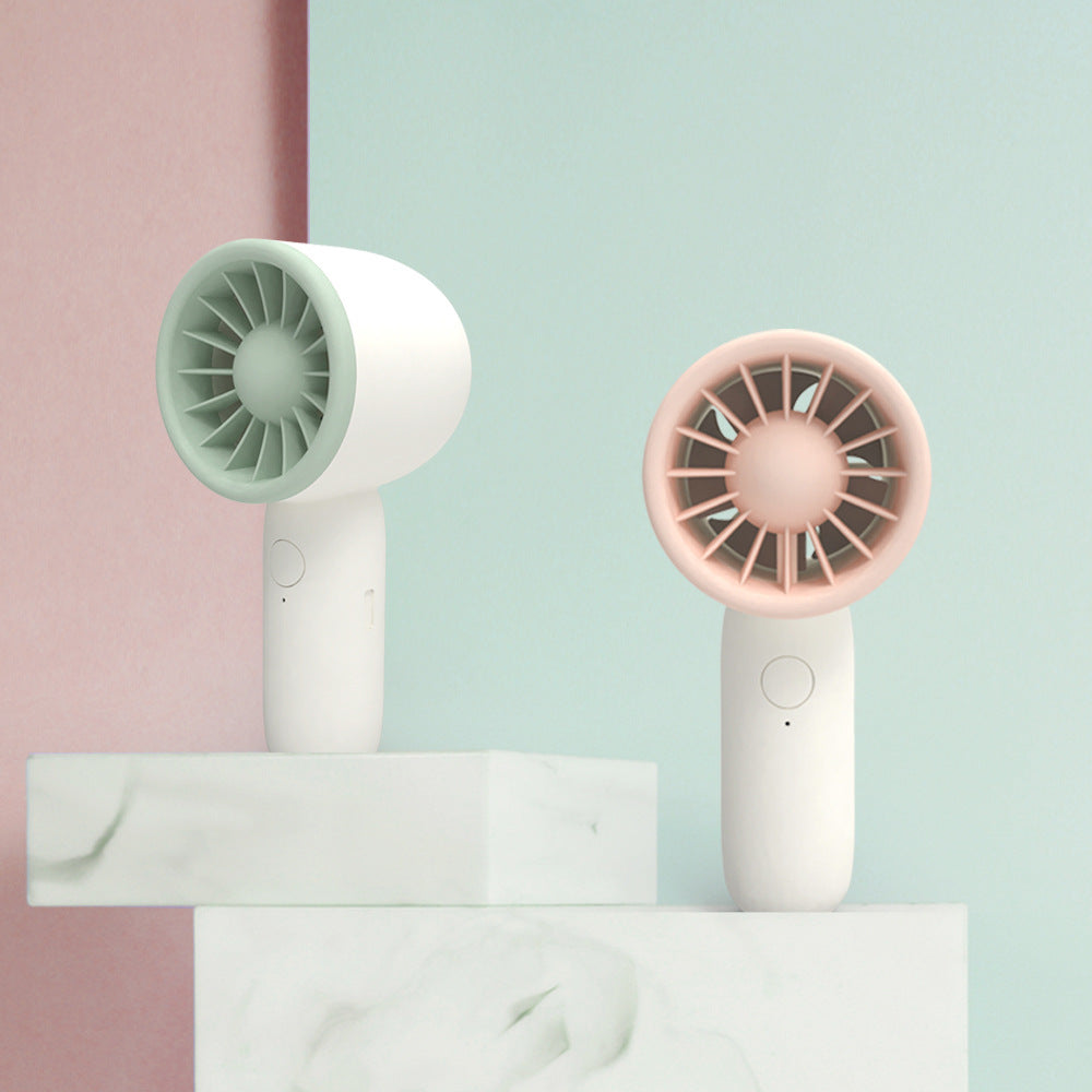 1Unisex compact rechargeable handheld fan with quiet turbine fan Miroken