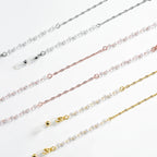 1Elegant Pearl-Accented Eyewear Chain Miroken