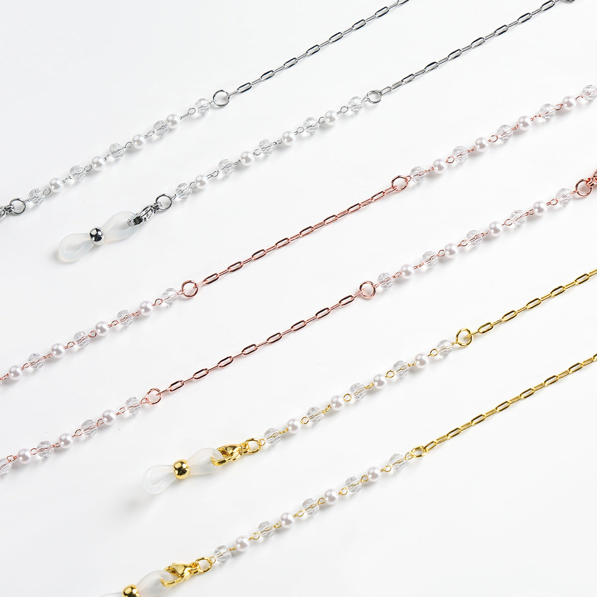 1Elegant Pearl-Accented Eyewear Chain Miroken