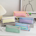 1Durable Double-Zippered Pencil Pouch Miroken