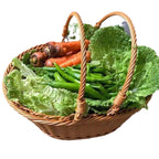 1Handcrafted Natural Woven Storage Basket Miroken