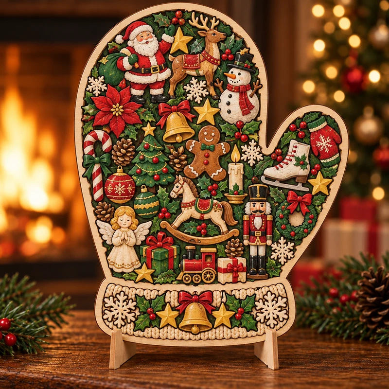 Christmas Wooden Tabletop Decor Collection
