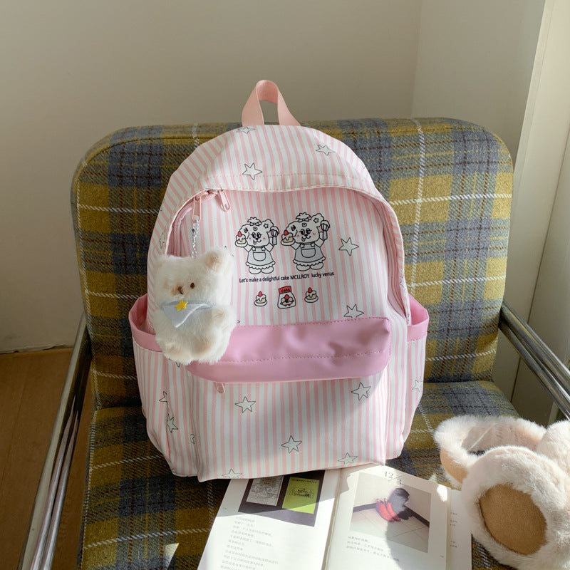 1Backpack with Colorful Animal Design and Practical Compartments Miroken
