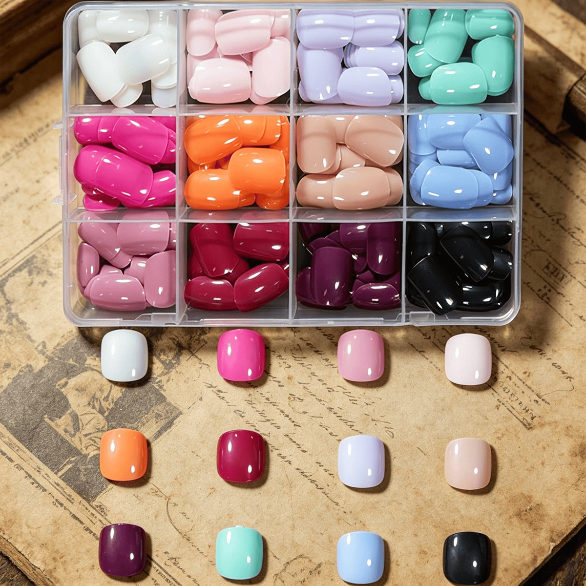 1Versatile Soft Gel Nail Tips Set Miroken