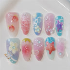 1Creative Sea-Inspired Nail Art Extensions Miroken