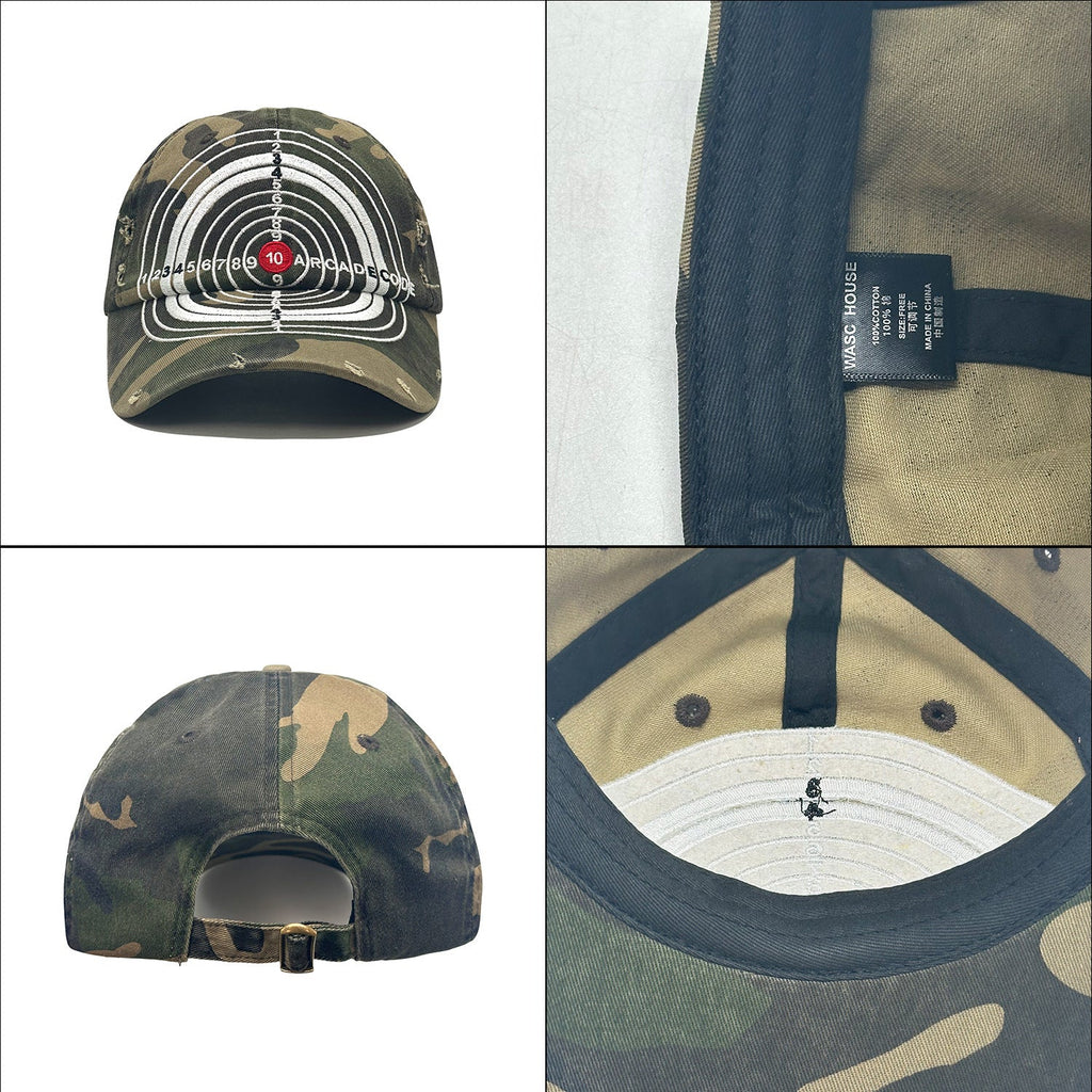 1Ladies Camouflage Cap with Embroidered Design Miroken
