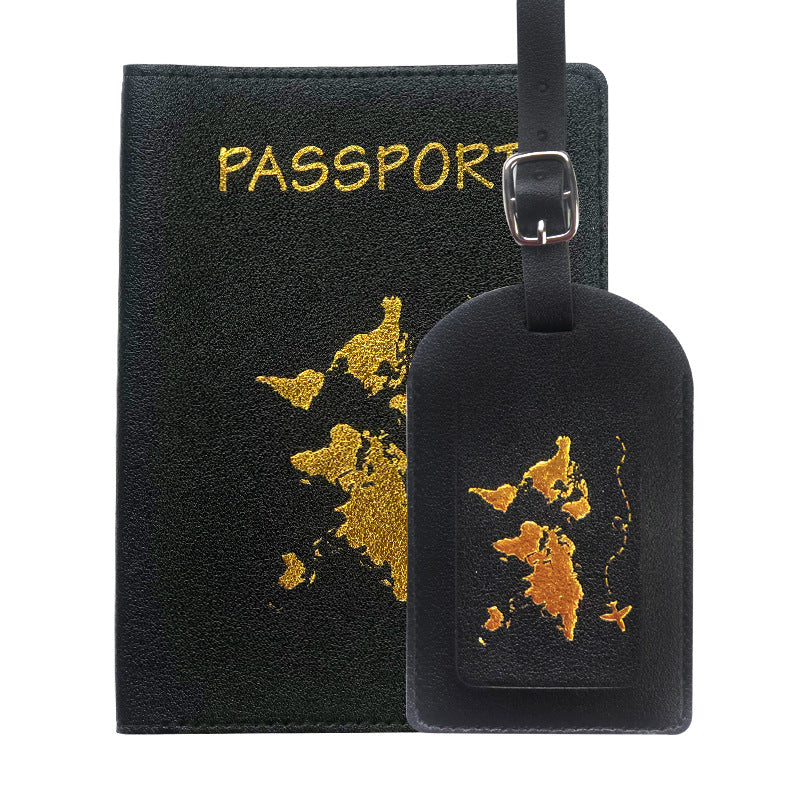 1Women's Passport Holder and Luggage Tag Set Miroken