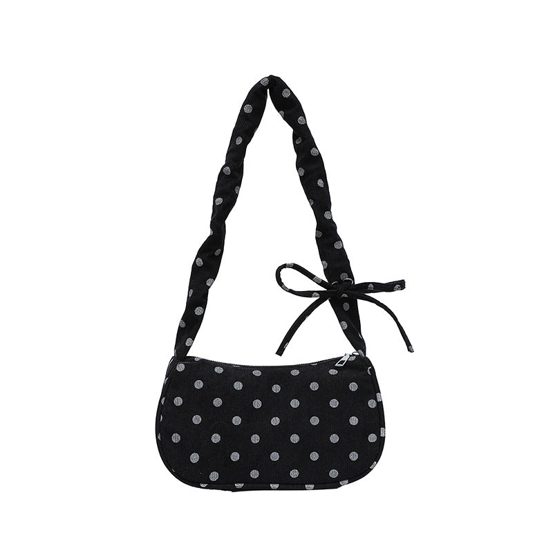1WoVintage Polka Dot Crossbody Handbag Miroken