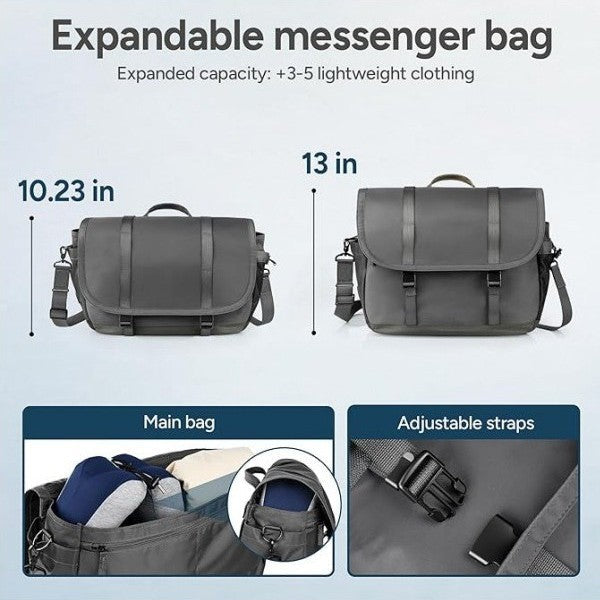 1Messenger bag with adjustable shoulder strap Miroken