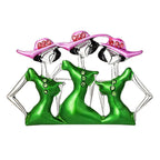 1Artistic Figurine Brooch Miroken