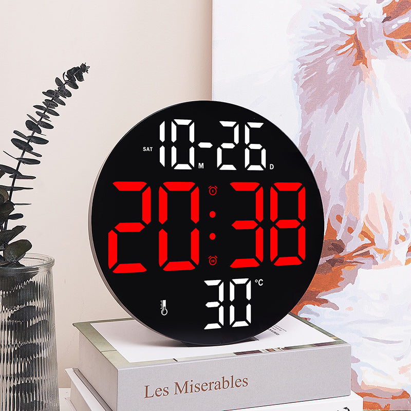 1Digital wall clock with temperature and hygrometer function Miroken