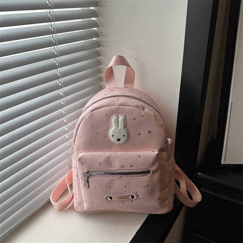 1Cute Rabbit-Themed Mini Backpack